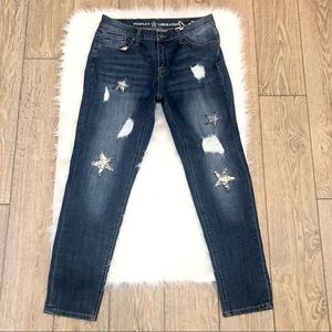 NWOT People’s Liberation Star Distressed Jean